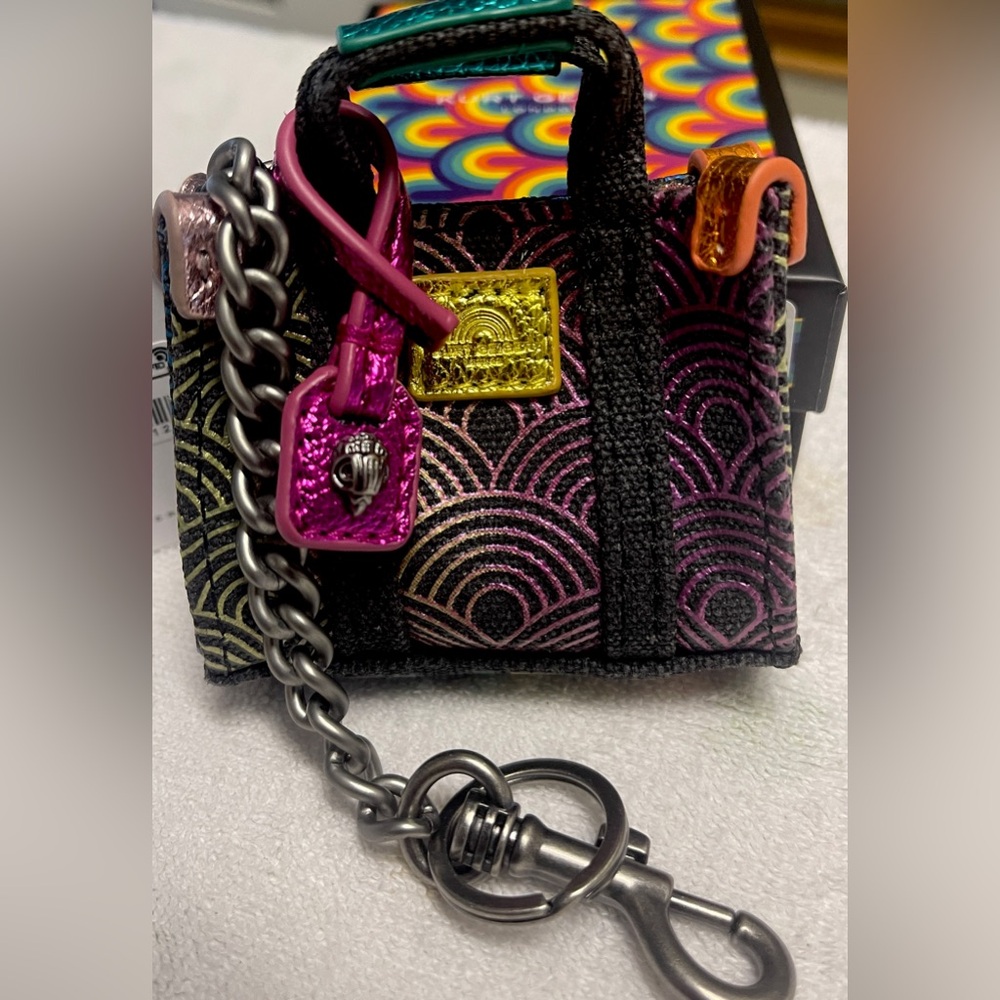 Kurt Geiger MiniBag Keychain/Bag-charm Southbank NEW/tags/box - Picture 5 of 15